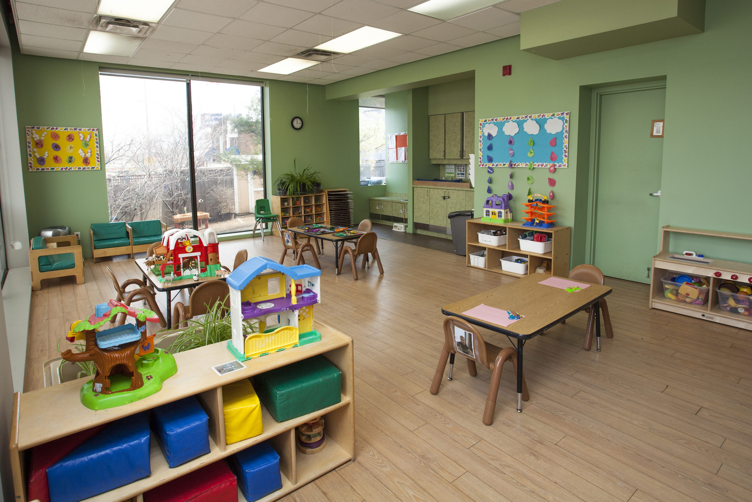 toddler classroom with tables